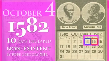 What Happened To Calendar In October 1582?